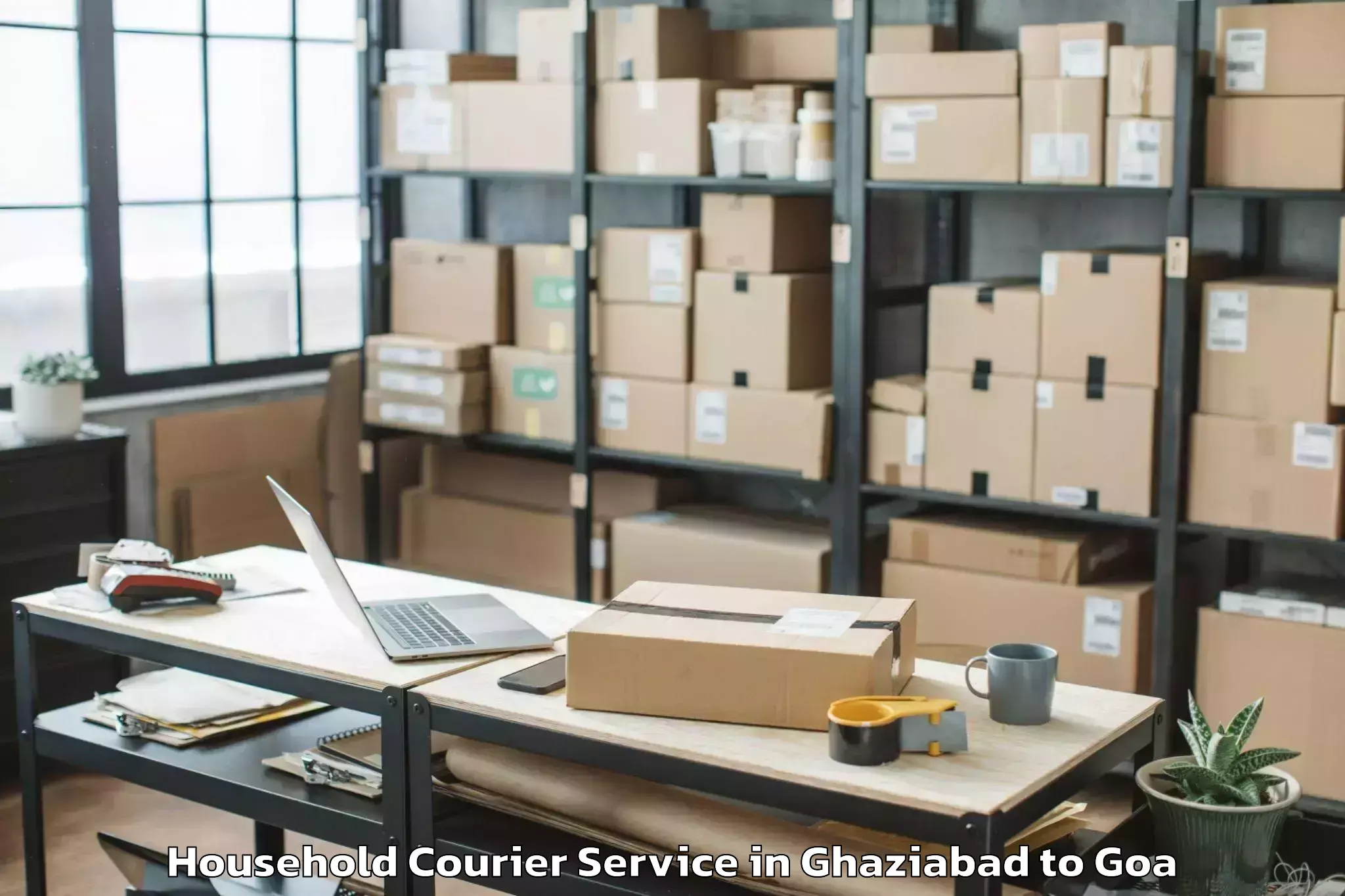 Trusted Ghaziabad to Navelim Household Courier